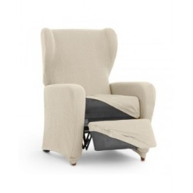 Copridivano poltrona con gambe separate Eysa ULISES Bianco 90 x 100 x 75 cm