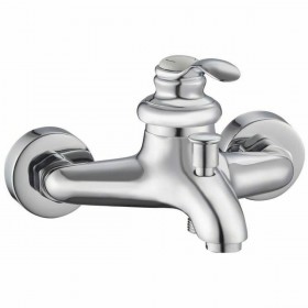 Rubinetto Monocomando Rousseau Metallo Ottone 15 cm Doccia Vasca