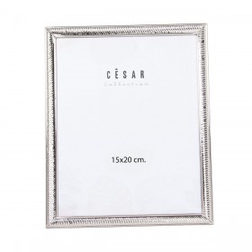 Cornice Portafoto Alexandra House Living Argentato Metallo 17 x 22 x 1 cm