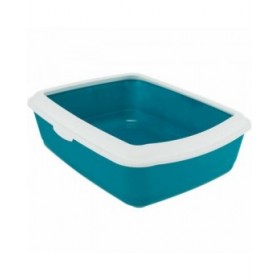 Lettiera per Gatti Trixie Classic Azzurro Bianco Plastica 37 × 15 × 47 cm