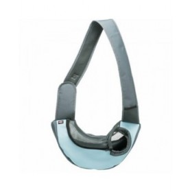 Borsa a Tracolla per Animali Domestici Trixie Sling Azzurro Chiaro Grigio chiaro Poliestere 5 × 25 × 18 cm
