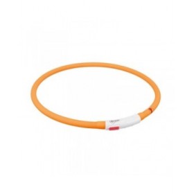 Collare LED per Animali Domestici Trixie Arancio Taglia unica