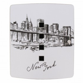 Armadietto portachiavi Burg-Wachter 6204/10 NI SKYLINE NY 10 Chiavi