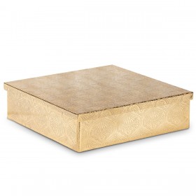 Scatola Decorativa Alexandra House Living Multicolore Legno 19 x 6 x 19 cm