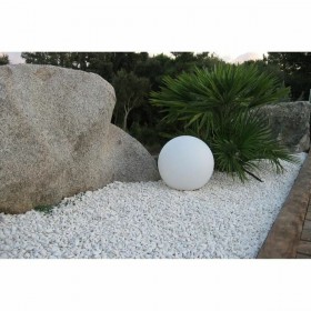 Bola con Luz para Exterior Lumisky Bobby Bianco 11 W E27 220 V Bianco Freddo