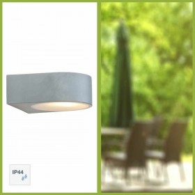 Applique da Parete Brilliant Tyler Grigio Metallo 60 W E27