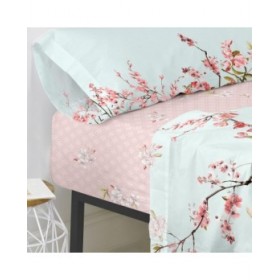 Lenzuolo con angoli HappyFriday Chinoiserie Multicolore 90 x 200 x 32 cm