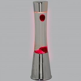 Lampada Lava Alexandra House Living Rosso Metallo 11 x 39 x 11 cm
