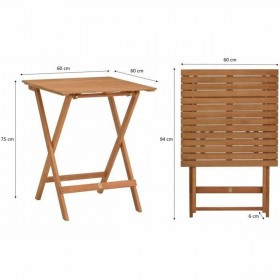 Mobili da giardino Legno 3 Pezzi