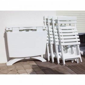 Sedia da giardino Bianco 42 x 50 x 80 cm