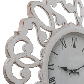 Orologio da Parete Alexandra House Living Bianco Plastica 50 x 4 x 50 cm