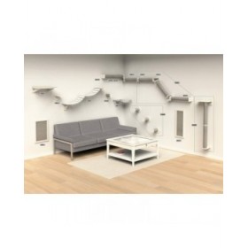Tiragraffi per Gatti Trixie Grigio Ø 9 × 68 CM
