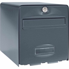 Cassetta della posta Burg-Wachter Balthazar Antracite acciaio galvanizzato 36,5 x 28 x 31 cm
