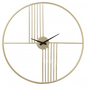 Orologio da Parete Alexandra House Living Dorato Metallo 60 x 50 cm