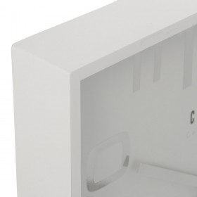 Orologio da Parete Alexandra House Living Bianco Argentato Acrilico Plastica 28 x 4 x 28 cm