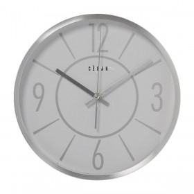 Orologio da Parete Alexandra House Living Grigio Argentato Alluminio 30 x 4 x 30 cm