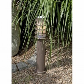 Dissuasore luminoso a LED Brilliant Oskar Marrone 51 cm Metallo 20 W