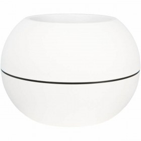 Vaso Riss RIV3580798142023 Bianco Plastica Rotondo
