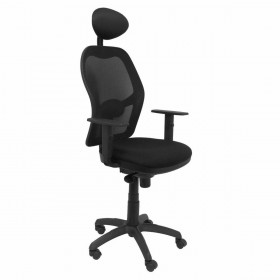 Sedia Ufficio con Poggiatesta Jorquera Piqueras y Crespo 15SNBALI840C Nero