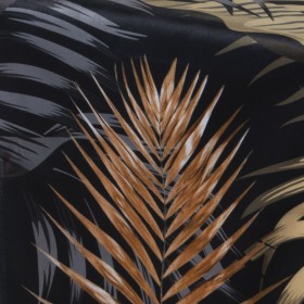 Runner da Tavolo Alexandra House Living Marrone Nero Tessile 180 x 30 cm Fogli Velluto