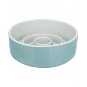 Ciotola per cani Trixie Slow Feeding Azzurro Grigio Ø 17 cm 900 ml