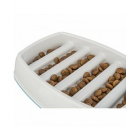 Ciotola per cani Trixie Slow Feeding Grigio Ø 11 cm Ø 9 cm 250 ml 300 ml 46 × 11 × 30 cm