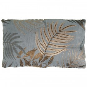 Cuscino Alexandra House Living Azzurro Dorato Tessile 50 x 30 cm