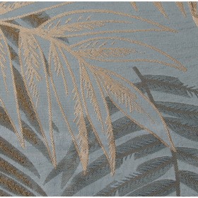 Runner da Tavolo Alexandra House Living Azzurro Dorato 30 x 180 cm