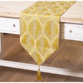 Runner da Tavolo Alexandra House Living Giallo 30 x 180 cm