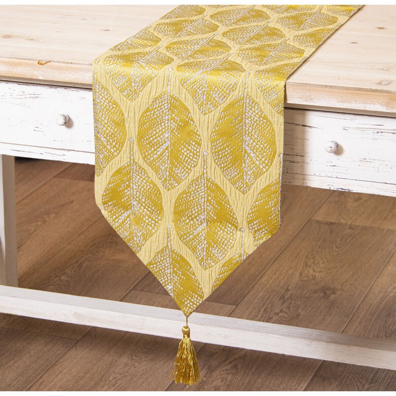 Runner da Tavolo Alexandra House Living Giallo 30 x 180 cm