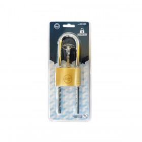 Lucchetto con chiave EDM 85233 Ottone Regolabile