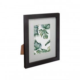 Cornice Portafoto Atmosphera Nero Legno (5 Pezzi)