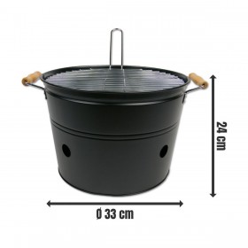Barbecue Portatile Zinco ø 32 cm