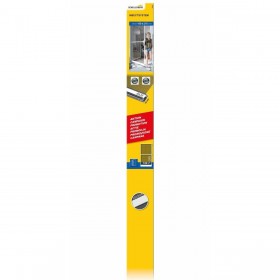 Zanzariera Schellenberg Con porta Fibra di Vetro Alluminio Bianco (100 x 210 cm)