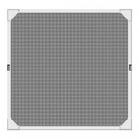 Zanzariera Schellenberg Magnetico Con cornice Fibra di Vetro Bianco (100 x 120 cm)