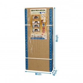 Scaffale Simon Rack Maderclick 5/400 750 kg Metallo 5 Mensole Truciolare (180 x 90 x 40 cm)