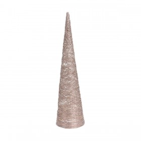 Albero di Natale Dorato Bianco Caldo Ø 20 X 80 CM (3 Unità)