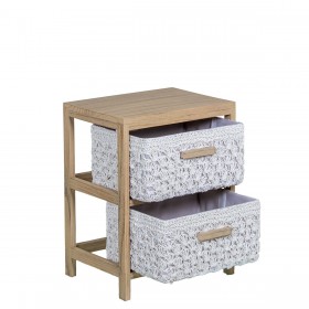 Cassettiera Alexandra House Living Bianco 40 x 52 x 30 cm