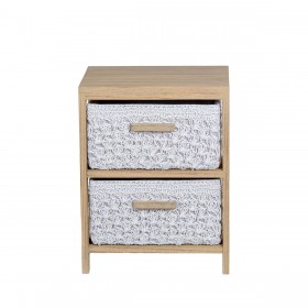 Cassettiera Alexandra House Living Bianco 40 x 52 x 30 cm