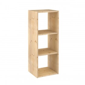 Scaffale Astigarraga Dinamic 3 Naturale Legno 107 x 36,2 x 34 cm Cubi Componibile