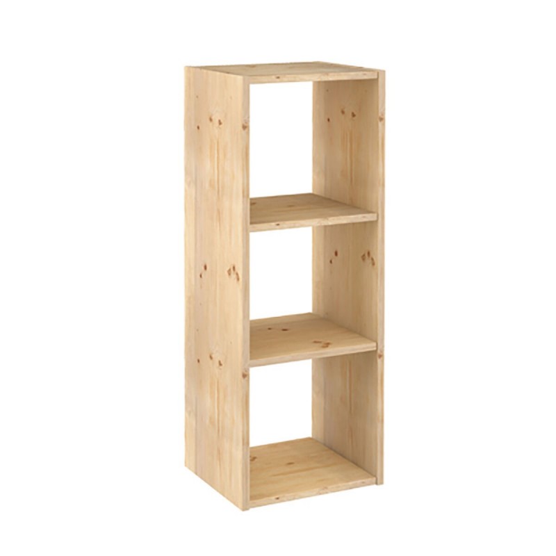 Scaffale Astigarraga Dinamic 3 Naturale Legno 107 x 36,2 x 34 cm Cubi Componibile