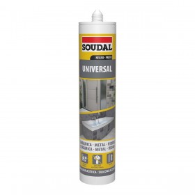 Silicone Soudal 115926 Universale Nero 280 ml