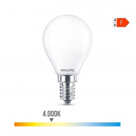 Lampadina LED Philips F 40 W 4,3 W E14 470 lm 4,5 x 8,2 cm (4000 K)