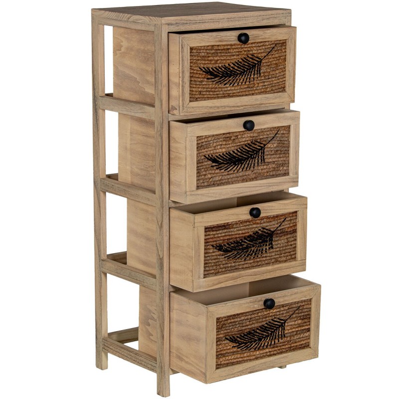 Colonne Alexandra House Living Marrone Rattan Fibra naturale 40 x 94 x 30 cm