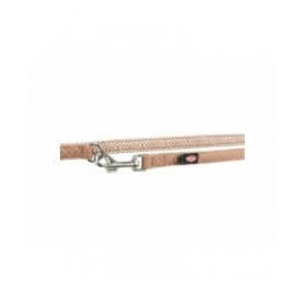 Guinzaglio regolabile per cane Trixie Premium Caramello XS/S