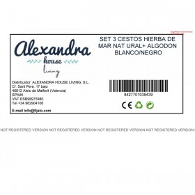 Set di Cesti Alexandra House Living 03843 Marrone Legno vimini Rattan (3 Unità)