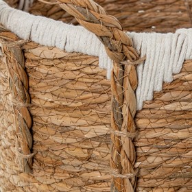 Set di Cesti Alexandra House Living Marrone Legno Rattan Fibra naturale 40 x 47 x 40 cm 6 Pezzi
