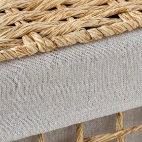 Set di Cesti Alexandra House Living Marrone Legno Rattan Fibra naturale 43 x 56 x 36 cm 6 Pezzi