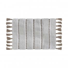 Tappeto da bagno 5five Simply Smart Pom pom Marrone Cotone 50 x 75 cm