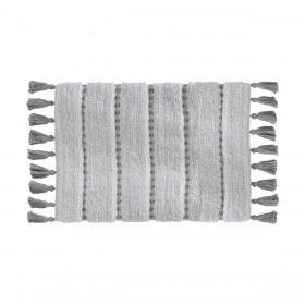 Tappeto da bagno 5five Simply Smart Grigio Cotone 50 x 75 cm